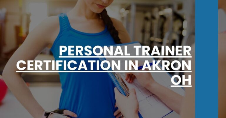 Personal Trainer Certification in Akron OH Feature Image