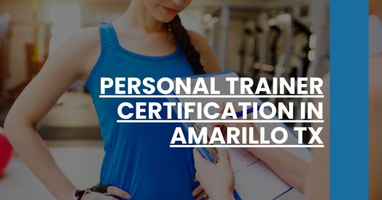 Personal Trainer Certification in Amarillo TX Feature Image