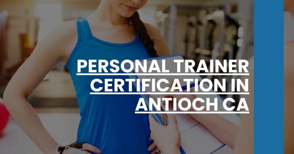 Personal Trainer Certification in Antioch CA Feature Image