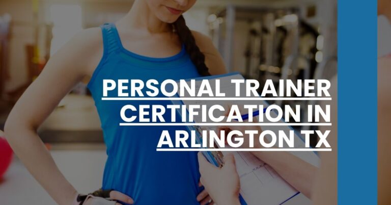 Personal Trainer Certification in Arlington TX Feature Image