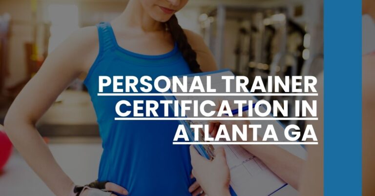 Personal Trainer Certification in Atlanta GA Feature Image