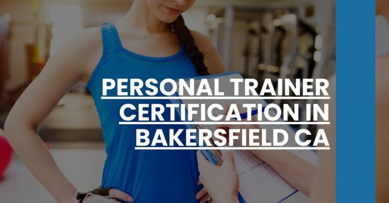 Personal Trainer Certification in Bakersfield CA Feature Image