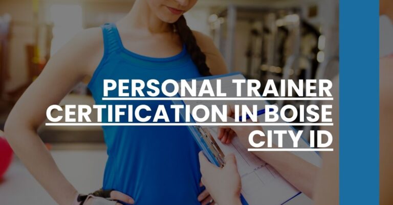 Personal Trainer Certification in Boise City ID Feature Image