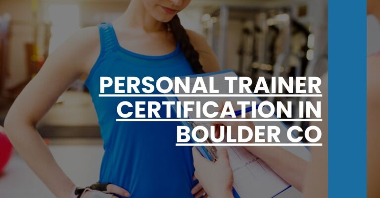 Personal Trainer Certification in Boulder CO Feature Image