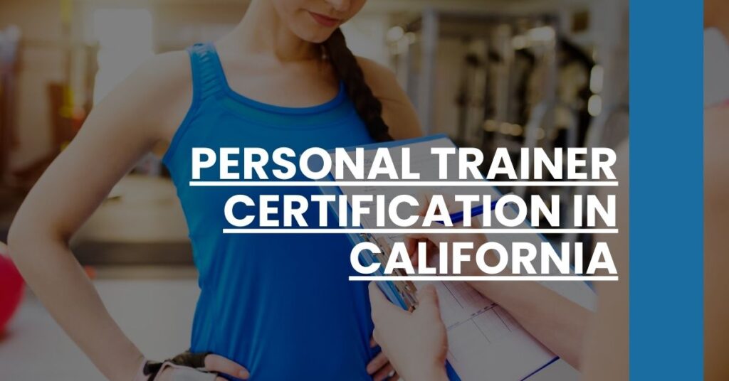 Personal Trainer Certification in California Feature Image