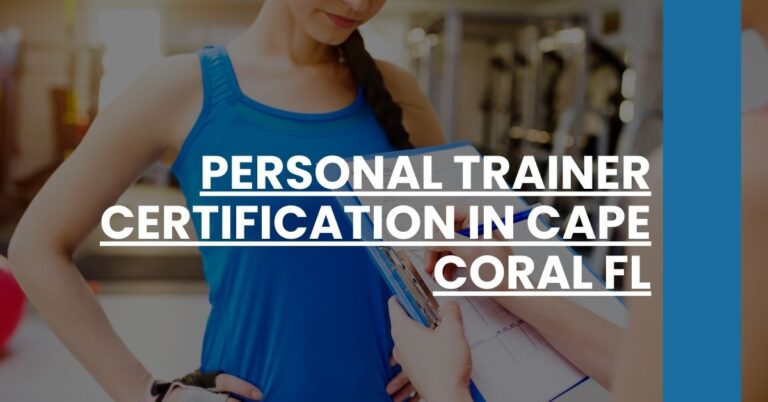 Personal Trainer Certification in Cape Coral FL Feature Image