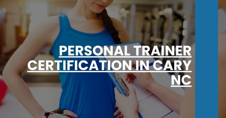 Personal Trainer Certification in Cary NC Feature Image