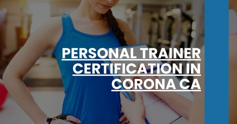 Personal Trainer Certification in Corona CA Feature Image