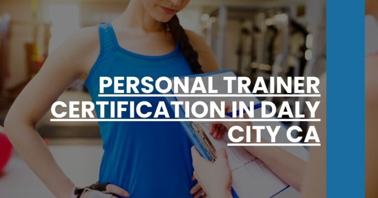 Personal Trainer Certification in Daly City CA Feature Image