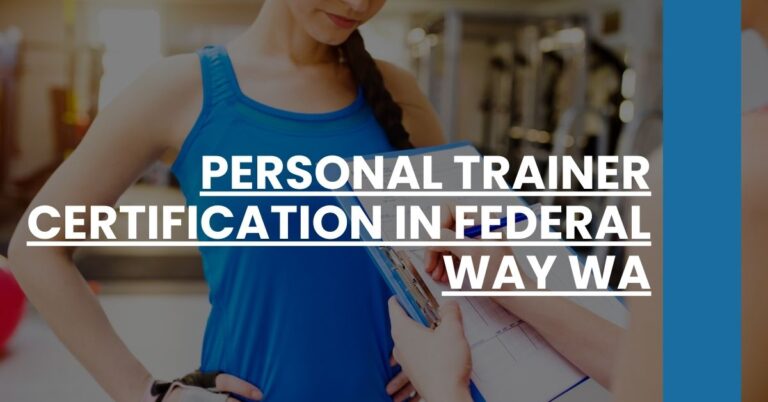 Personal Trainer Certification in Federal Way WA Feature Image