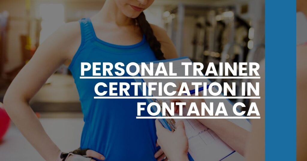 Personal Trainer Certification in Fontana CA Feature Image