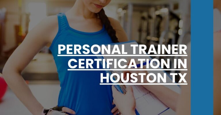 Personal Trainer Certification in Houston TX Feature Image