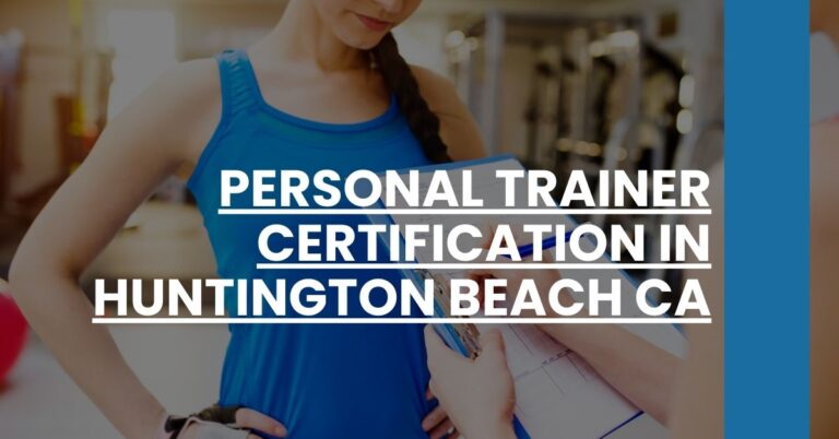 Personal Trainer Certification in Huntington Beach CA Feature Image