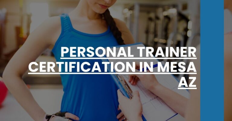 Personal Trainer Certification in Mesa AZ Feature Image