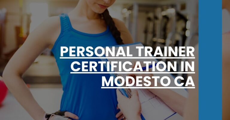 Personal Trainer Certification in Modesto CA Feature Image