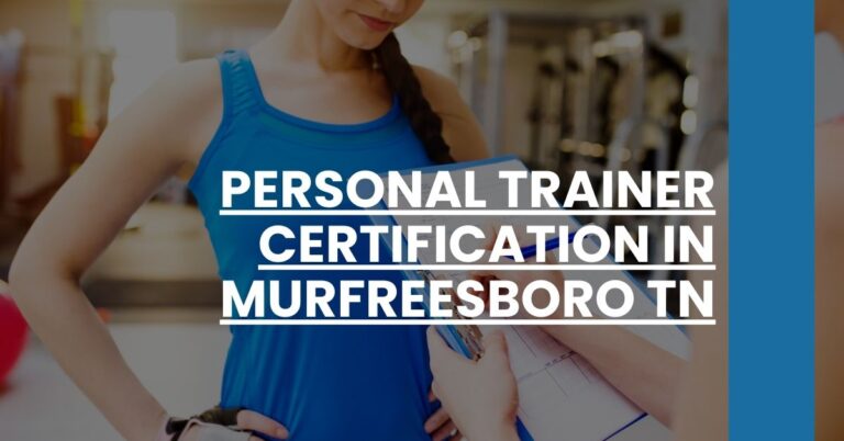 Personal Trainer Certification in Murfreesboro TN Feature Image