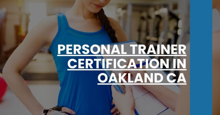 Personal Trainer Certification in Oakland CA Feature Image