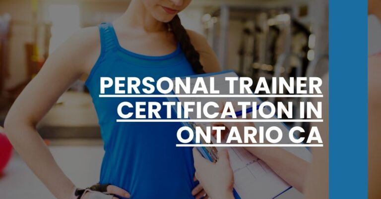 Personal Trainer Certification in Ontario CA Feature Image