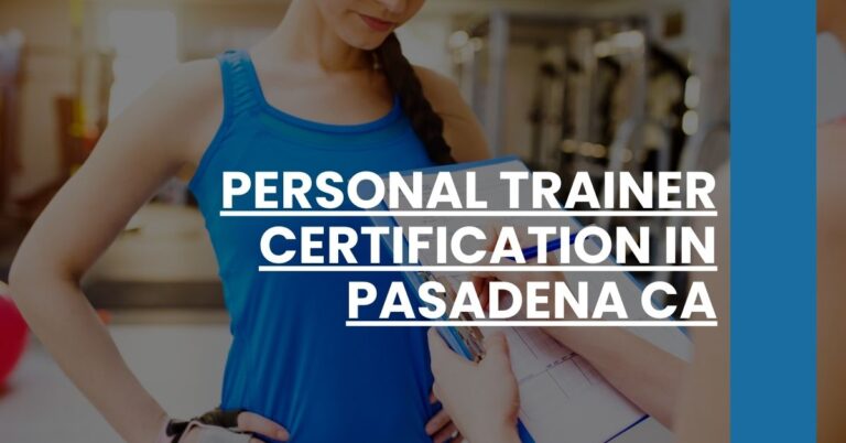 Personal Trainer Certification in Pasadena CA Feature Image