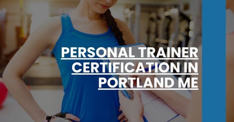 Personal Trainer Certification in Portland ME Feature Image