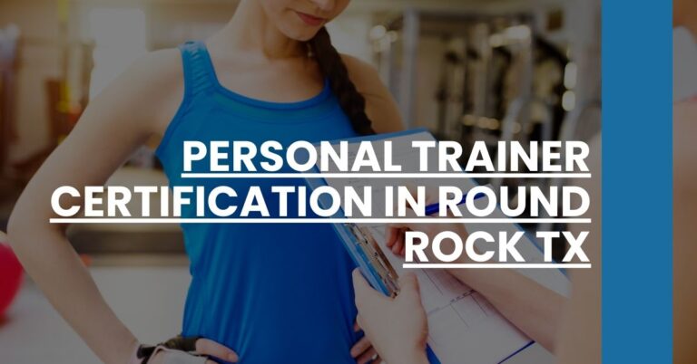 Personal Trainer Certification in Round Rock TX Feature Image