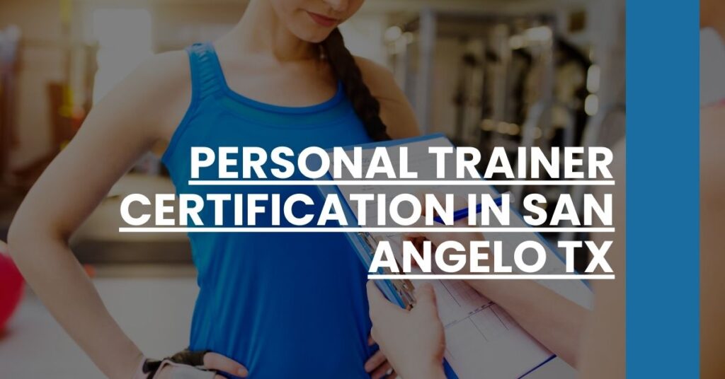 Personal Trainer Certification in San Angelo TX Feature Image