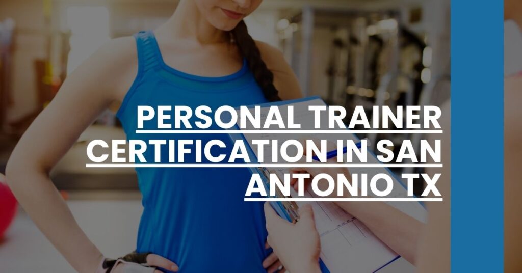 Personal Trainer Certification in San Antonio TX Feature Image