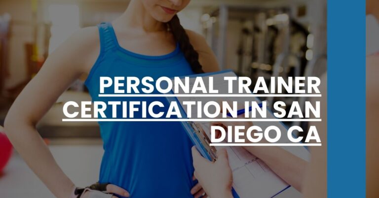 Personal Trainer Certification in San Diego CA Feature Image