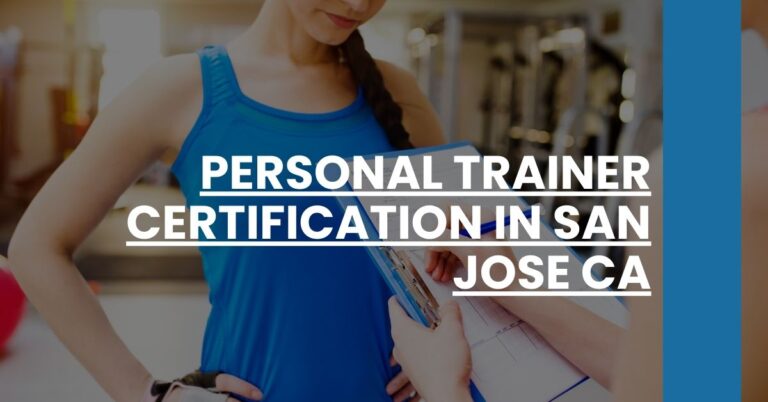 Personal Trainer Certification in San Jose CA Feature Image