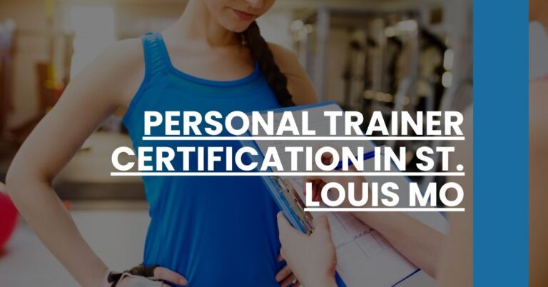 Personal Trainer Certification in St