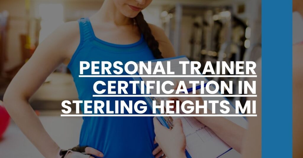 Personal Trainer Certification in Sterling Heights MI Feature Image