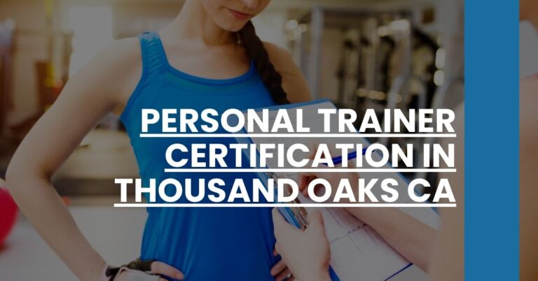 Personal Trainer Certification in Thousand Oaks CA Feature Image