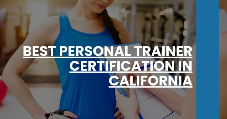 Best Personal Trainer Certification In California Feature Image