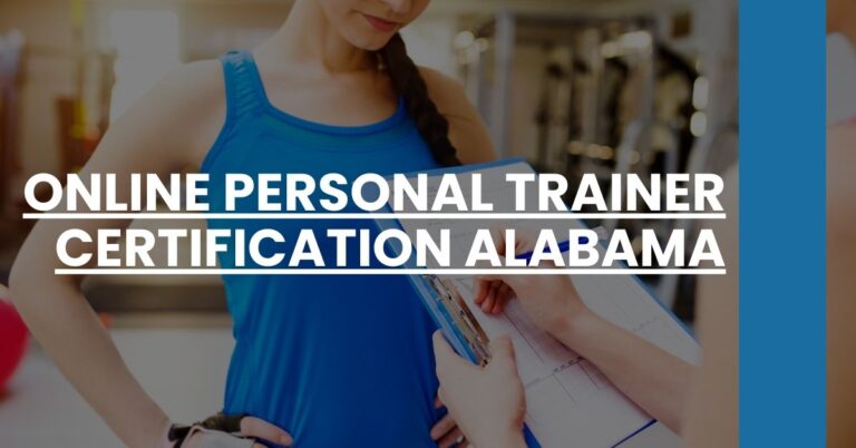 Online Personal Trainer Certification Alabama Feature Image