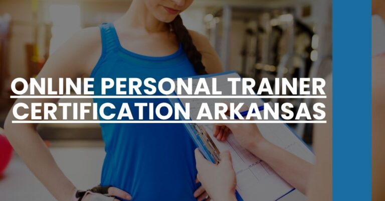 Online Personal Trainer Certification Arkansas Feature Image