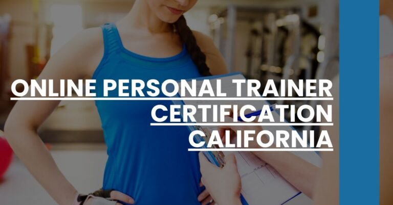 Online Personal Trainer Certification California Feature Image