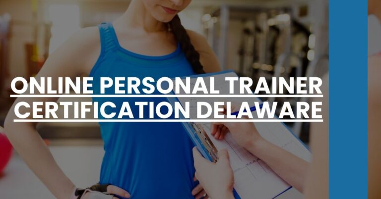 Online Personal Trainer Certification Delaware Feature Image