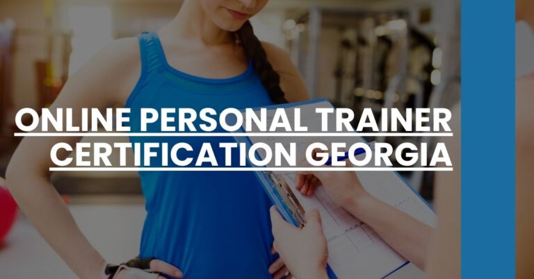 Online Personal Trainer Certification Georgia Feature Image