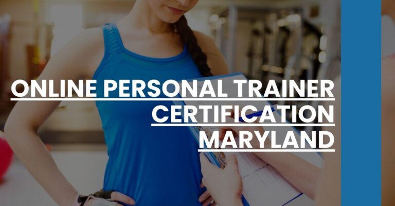 Online Personal Trainer Certification Maryland Feature Image