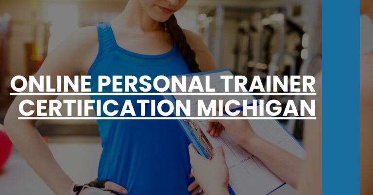 Online Personal Trainer Certification Michigan Feature Image