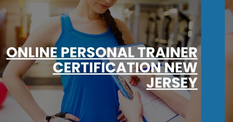 Online Personal Trainer Certification New Jersey Feature Image