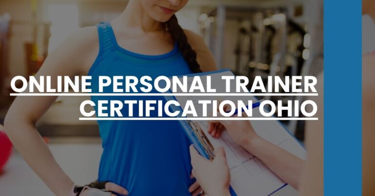 Online Personal Trainer Certification Ohio Feature Image