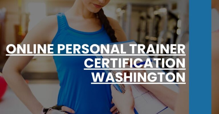 Online Personal Trainer Certification Washington Feature Image