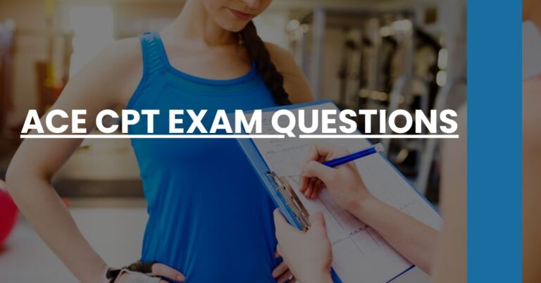 ACE CPT Exam Questions Feature Image