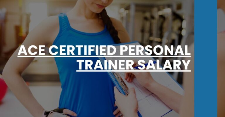 ACE Certified Personal Trainer Salary Feature Image