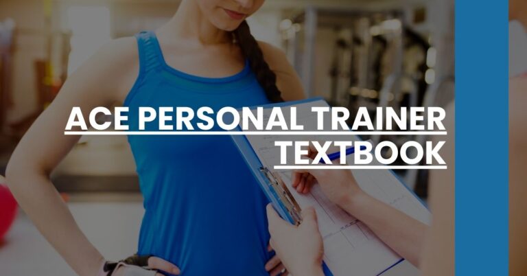 ACE Personal Trainer Textbook Feature Image