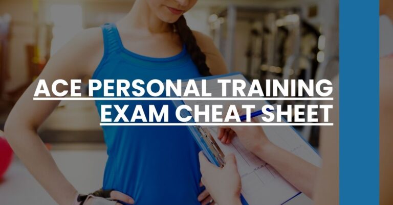 ACE Personal Training Exam Cheat Sheet Feature Image