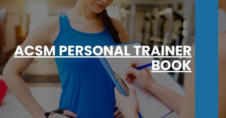 ACSM Personal Trainer Book Feature Image