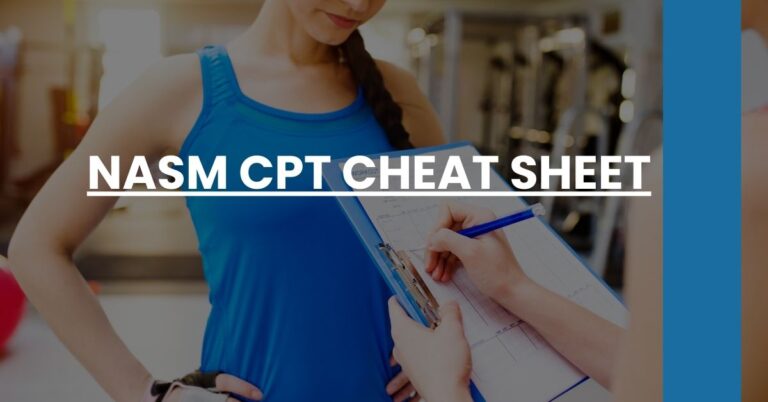 NASM CPT Cheat Sheet Feature Image